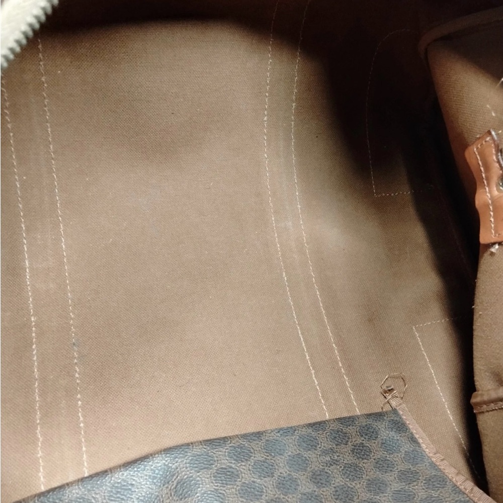 AUTHENTIC CELINE Boston bag Brown Leather Duffel Bag - Picture 7 of 7